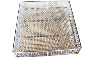 苏州工厂定制不锈钢清洗网框 长方形网篮